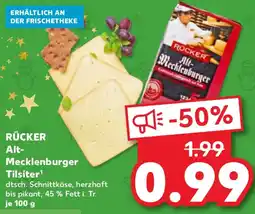 Kaufland RÜCKER Alt Mecklenburger Tilsiter Angebot
