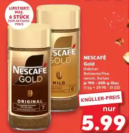 Kaufland NESCAFÉ Gold Angebot