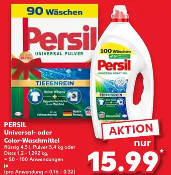 Kaufland PERSIL Universal oder Color Waschmittel Angebot