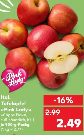Kaufland Ital. Tafeläpfel Pink Lady Angebot