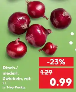 Kaufland Dtsch./ niederl. Zwiebeln, rot Angebot