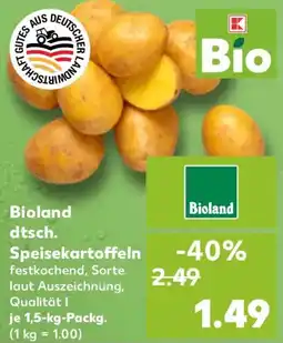 Kaufland Bioland dtsch. Speisekartoffeln Angebot