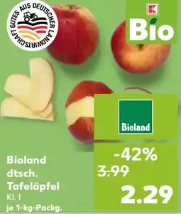 Kaufland Bioland dtsch. Tafeläpfel Angebot