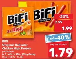 Kaufland BIFI Original, Roll oder Chicken High Protein Angebot