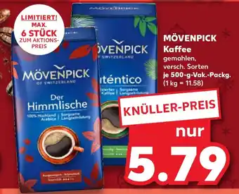 Kaufland MÖVENPICK Kaffee Angebot