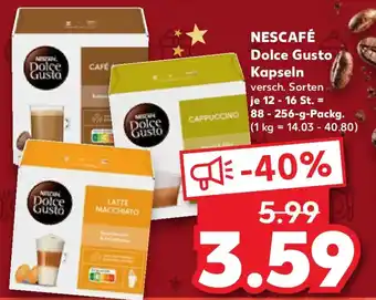 Kaufland NESCAFÉ Dolce Gusto Kapseln Angebot