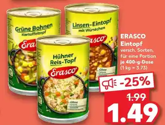 Kaufland ERASCO Eintopf Angebot
