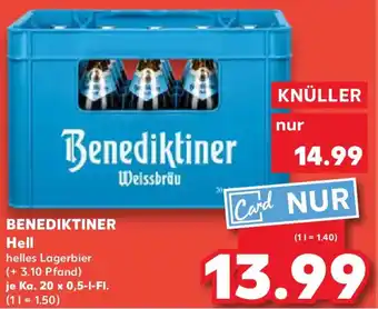 Kaufland BENEDIKTINER Hell Angebot