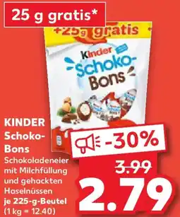 Kaufland KINDER Schoko Bons Angebot
