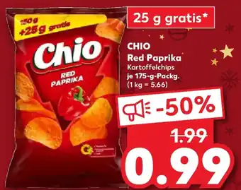 Kaufland CHIO Red Paprika Kartoffelchips Angebot