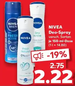Kaufland NIVEA Deo Spray Angebot