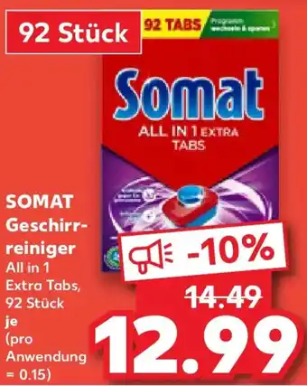 Kaufland SOMAT Geschirrreiniger Angebot