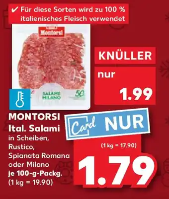 Kaufland MONTORSI Ital. Salami Angebot