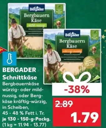 Kaufland BERGADER Schnittkäse Angebot
