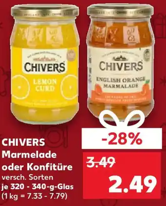 Kaufland CHIVERS Marmelade oder Konfitüre Angebot