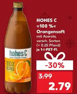 Kaufland HOHES C 100 % Orangensaft Angebot