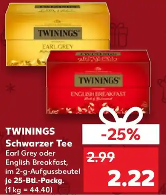 Kaufland TWININGS Schwarzer Tee Angebot