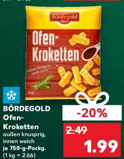 Kaufland BÖRDEGOLD Ofen Kroketten Angebot