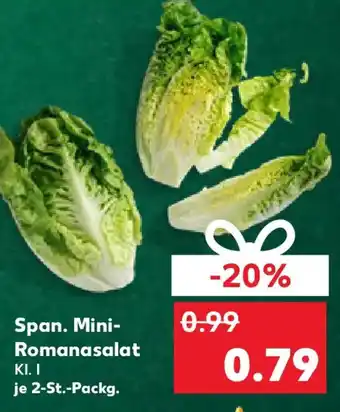 Kaufland Span. Mini Romanasalat Angebot