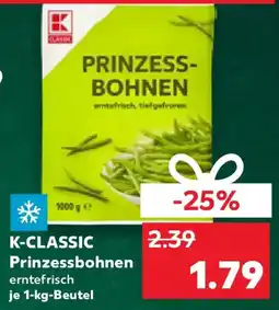 Kaufland K-CLASSIC Prinzessbohnen Angebot