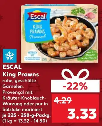 Kaufland ESCAL King Prawns Angebot