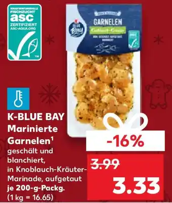 Kaufland K-BLUE BAY Marinierte Garnelen Angebot