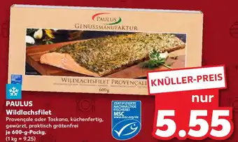Kaufland PAULUS Wildlachsfilet Angebot