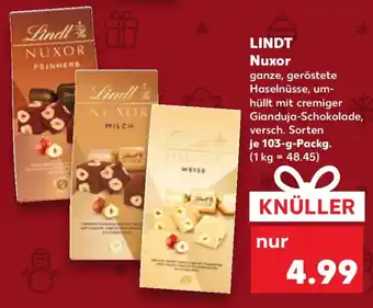 Kaufland LINDT Nuxor Angebot
