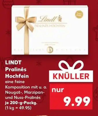 Kaufland LINDT Pralinés Hochfein Angebot