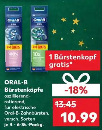 Kaufland ORAL-B Bürstenköpfe Angebot