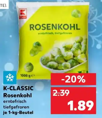 Kaufland K-CLASSIC Rosenkohl Angebot