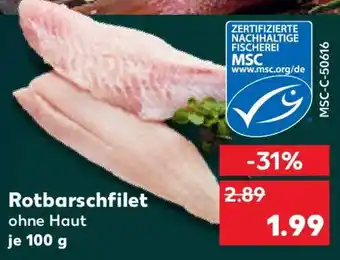 Kaufland Rotbarschfilet Angebot