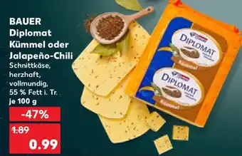 Kaufland BAUER Diplomat Kümmel oder Jalapeño Chili Angebot