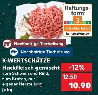 Kaufland K-WERTSCHÄTZE Hackfleisch gemischt Angebot