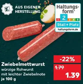 Kaufland Zwiebelmettwurst Angebot