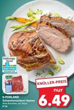 Kaufland K-PURLAND Schweinenacken/kamm Angebot