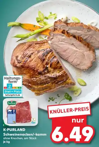 Kaufland K-PURLAND Schweinenacken/kamm Angebot