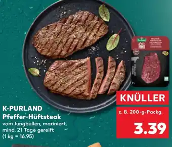 Kaufland K-PURLAND Pfeffer Hüftsteak Angebot