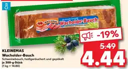 Kaufland KLEINEMAS Wacholder Bauch Angebot