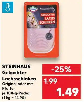 Kaufland STEINHAUS Gekochter Lachsschinken Angebot