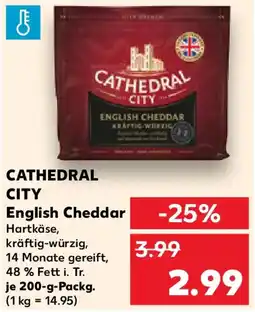 Kaufland CATHEDRAL CITY English Cheddar Angebot