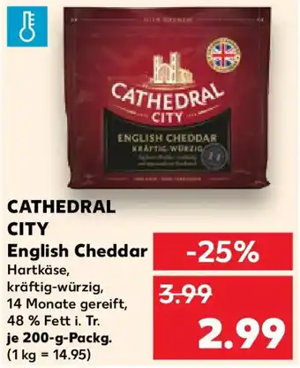 Kaufland CATHEDRAL CITY English Cheddar Angebot