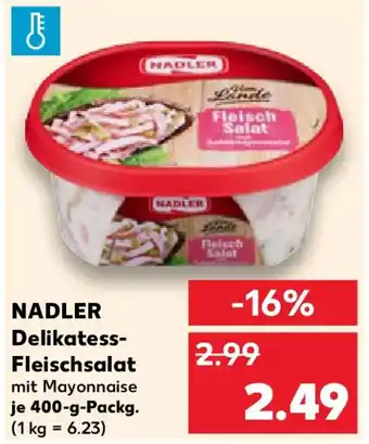 Kaufland NADLER Delikatess Fleischsalat Angebot