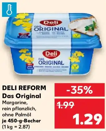 Kaufland DELI REFORM Das Original Angebot