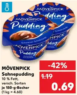 Kaufland MÖVENPICK Sahnepudding Angebot