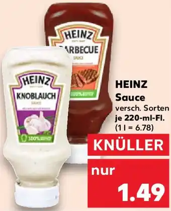 Kaufland HEINZ Sauce Angebot