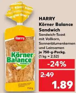 Kaufland HARRY Körner Balance Sandwich Angebot