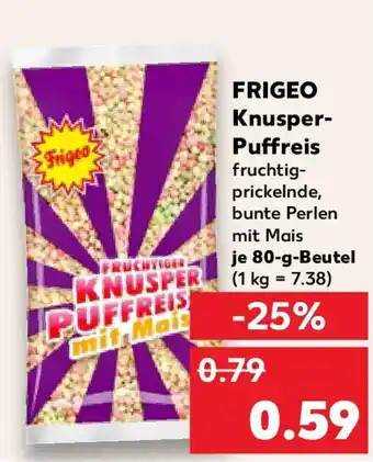Kaufland FRIGEO Knusper Puffreis Angebot