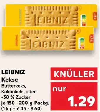 Kaufland LEIBNIZ Kekse Angebot