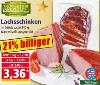 Norma THURINGER LANDSTOLZ Lachsschinken Angebot